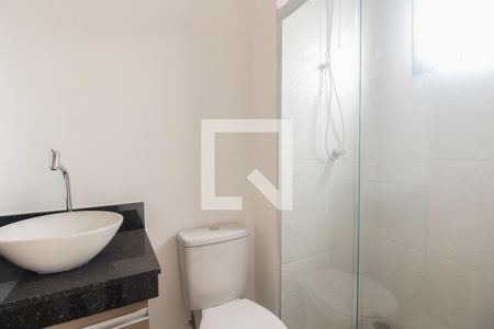 Banheiro  de kitnet/studio para alugar com 1 quarto, 31m² em Vila Gomes Cardim, São Paulo