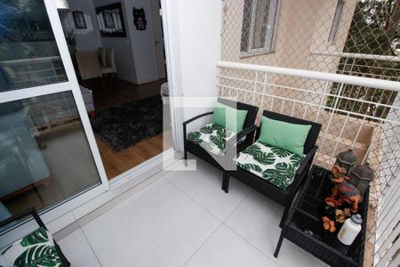 Varanda da Sala de apartamento para alugar com 2 quartos, 69m² em Vila Suzana, São Paulo
