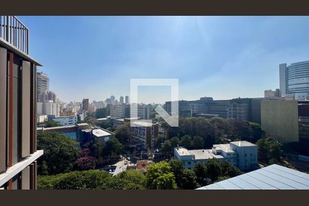 Vista da Varanda do Studio de kitnet/studio para alugar com 1 quarto, 38m² em Cerqueira César, São Paulo