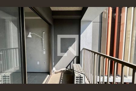 Varanda do Studio de kitnet/studio para alugar com 1 quarto, 38m² em Cerqueira César, São Paulo