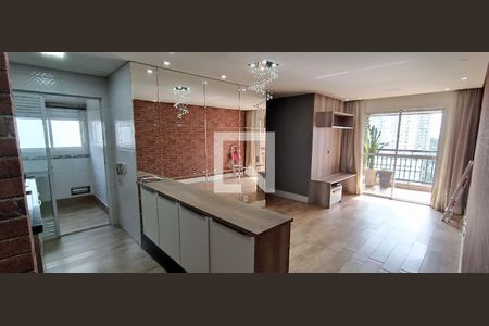 Sala/Cozinha de apartamento para alugar com 3 quartos, 75m² em Vila Andrade, São Paulo