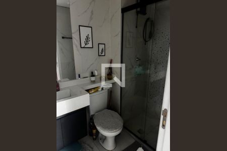 Banheiro de apartamento à venda com 1 quarto, 29m² em Parque Vitória, São Paulo