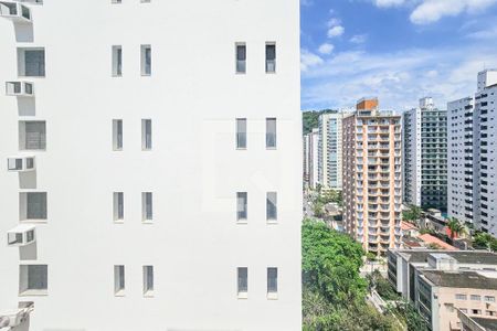 Vista Sala de apartamento para alugar com 1 quarto, 49m² em Centro, Guarujá