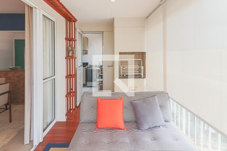 Varanda gourmet de apartamento à venda com 2 quartos, 100m² em Jardim Arpoador, São Paulo
