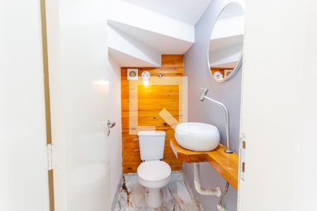 Lavabo de casa de condomínio à venda com 4 quartos, 133m² em Vila São Pedro, Santo André