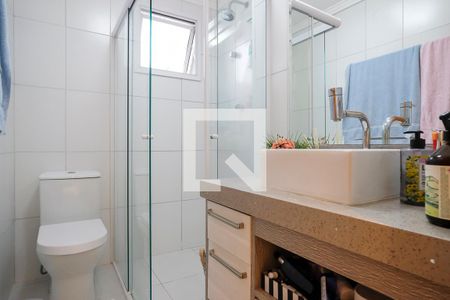 Apartamento à venda com 108m², 3 quartos e 3 vagasBanheiro da suíte