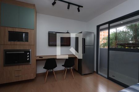 Studio - ambiente quarto de kitnet/studio para alugar com 1 quarto, 27m² em Vila Mariana, São Paulo
