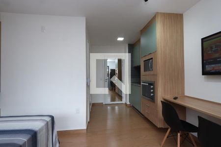 Studio - ambiente quarto de kitnet/studio para alugar com 1 quarto, 27m² em Vila Mariana, São Paulo