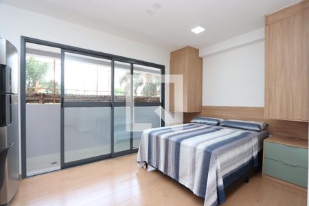 Studio - ambiente quarto de kitnet/studio para alugar com 1 quarto, 27m² em Vila Mariana, São Paulo