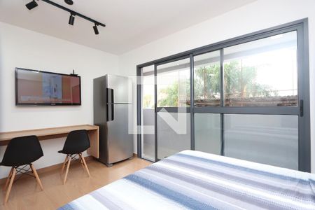 Studio - ambiente quarto de kitnet/studio para alugar com 1 quarto, 27m² em Vila Mariana, São Paulo