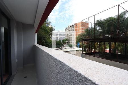 Varanda de kitnet/studio para alugar com 1 quarto, 27m² em Vila Mariana, São Paulo