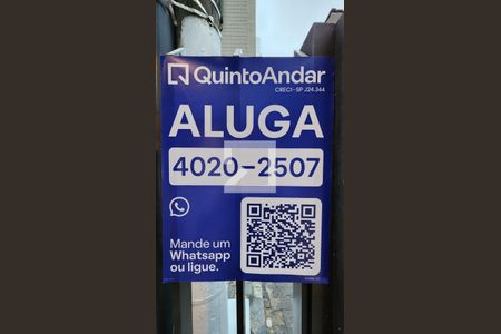 Studio para alugar com 36m², 1 quarto e sem vaga Studio para alugar com 36m², 1 quarto e sem vagaPlaca