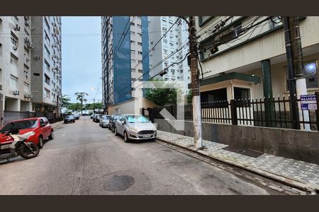 Vista da Rua de kitnet/studio para alugar com 1 quarto, 36m² em Boqueirão, Santos