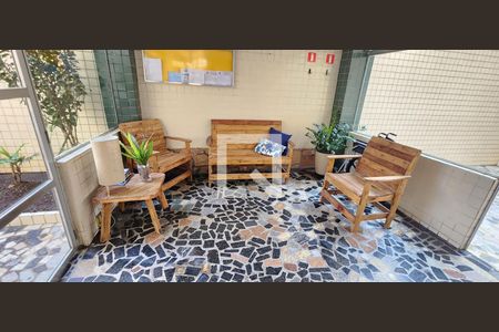 Studio para alugar com 36m², 1 quarto e sem vaga Studio para alugar com 36m², 1 quarto e sem vagaHall de entrada