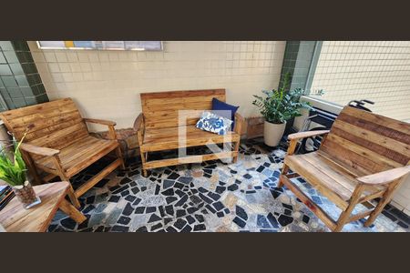 Hall de entrada de kitnet/studio para alugar com 1 quarto, 36m² em Boqueirão, Santos
