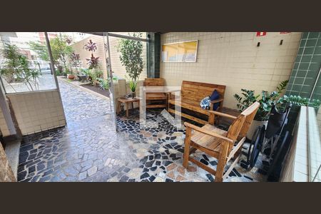 Hall de entrada de kitnet/studio para alugar com 1 quarto, 36m² em Boqueirão, Santos