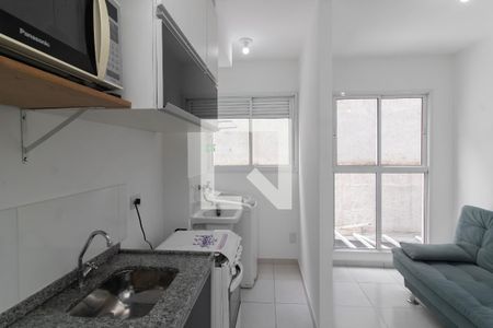 Studio à venda com 29m², 1 quarto e sem vagaCozinha e Área de Serviço