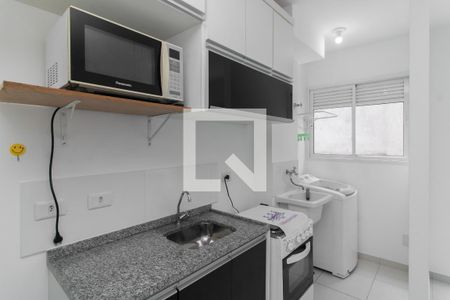Studio à venda com 29m², 1 quarto e sem vagaCozinha e Área de Serviço