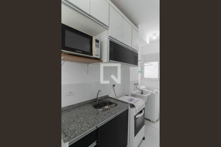 Studio à venda com 29m², 1 quarto e sem vagaCozinha e Área de Serviço