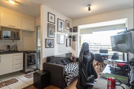 Sala de apartamento à venda com 1 quarto, 40m² em Bela Vista, São Paulo