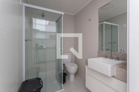 Banheiro de kitnet/studio à venda com 1 quarto, 29m² em Moema, São Paulo