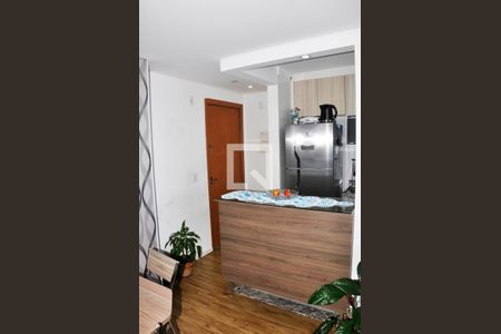 Apartamento à venda com 43m², 2 quartos e 1 vagaDetalhe - Cozinha Americana e Área de Serviço