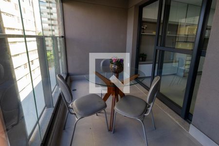 Varanda da Sala de apartamento para alugar com 1 quarto, 45m² em Perdizes, São Paulo