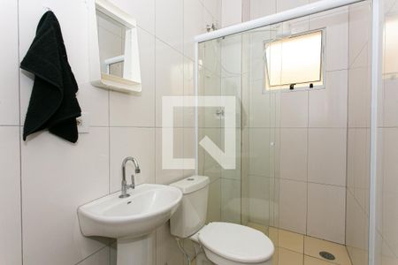 Banheiro de kitnet/studio para alugar com 1 quarto, 22m² em Vila Prudente, São Paulo