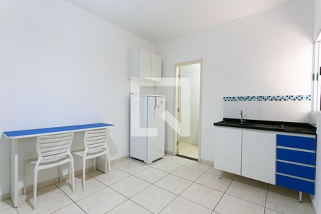 Cozinha de kitnet/studio para alugar com 1 quarto, 22m² em Vila Prudente, São Paulo