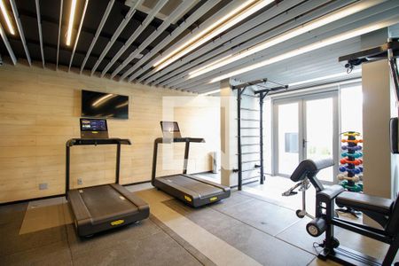 Studio para alugar com 25m², 1 quarto e sem vaga Studio para alugar com 25m², 1 quarto e sem vagaÁrea Comum - Academia