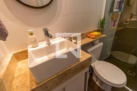 Banheiro de apartamento para alugar com 2 quartos, 86m² em Paraíso, Santo André