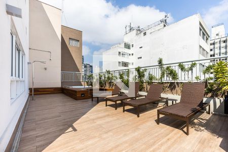 Apartamento à venda com 31m², 1 quarto e sem vagaTerraço