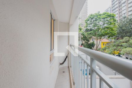 Varanda de apartamento à venda com 1 quarto, 31m² em Pinheiros, São Paulo
