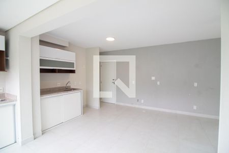 Sala de kitnet/studio para alugar com 1 quarto, 37m² em Brooklin, São Paulo