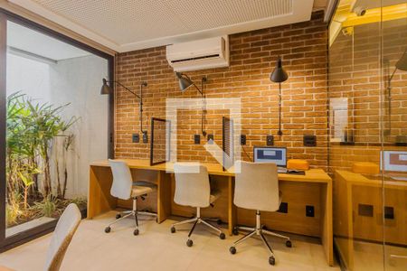Studio para alugar com 27m², 1 quarto e sem vagaCoworking