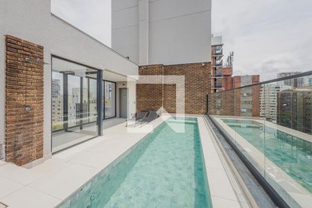 Studio para alugar com 27m², 1 quarto e sem vagaPiscina