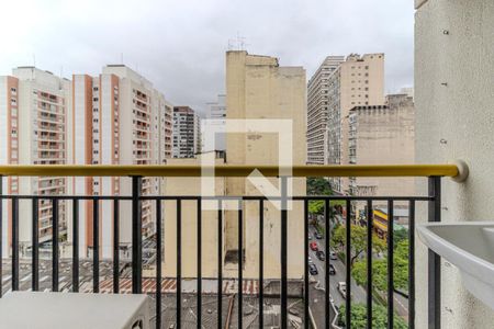 Varanda de kitnet/studio à venda com 1 quarto, 28m² em Campos Elíseos, São Paulo