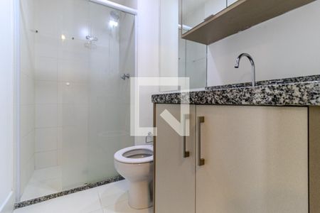 Banheiro de kitnet/studio à venda com 1 quarto, 28m² em Campos Elíseos, São Paulo