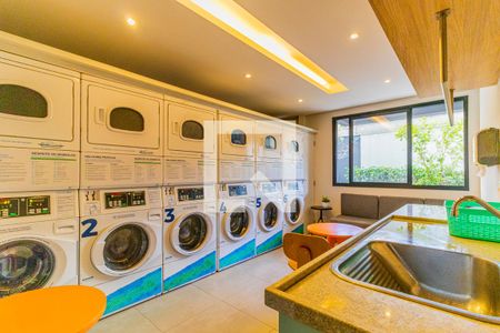 Studio à venda com 28m², 1 quarto e sem vagaLavanderia