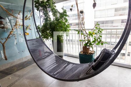 Varanda - Área Gourmet de apartamento à venda com 3 quartos, 130m² em Barra Funda, São Paulo