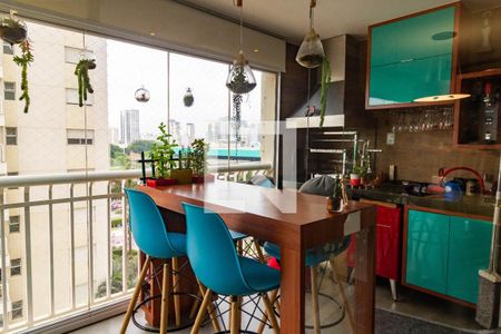 Varanda - Área Gourmet de apartamento à venda com 3 quartos, 130m² em Barra Funda, São Paulo