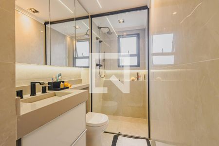 Banheiro de apartamento para alugar com 1 quarto, 31m² em Pinheiros, São Paulo