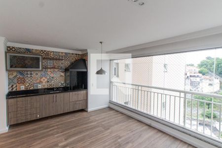 Varanda da Sala   de apartamento à venda com 2 quartos, 78m² em Vila Leonor, São Paulo