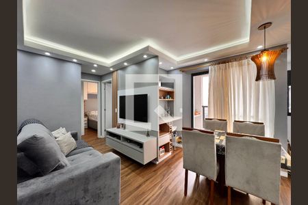 Sala de apartamento à venda com 2 quartos, 45m² em Parque Oratório, Santo André