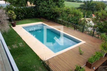 VISTA DA SACADA de casa de condomínio à venda com 4 quartos, 402m² em Campinas, Campinas