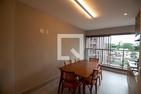 Sala de Jantar de apartamento para alugar com 2 quartos, 76m² em Jardim das Acácias, São Paulo