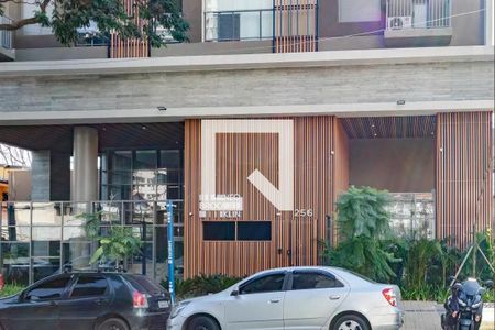 Apartamento para alugar com 76m², 2 quartos e 1 vagaFachada e portaria