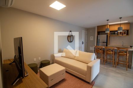 Sala de apartamento para alugar com 2 quartos, 76m² em Jardim das Acácias, São Paulo