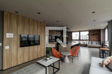 Studio à venda com 27m², 1 quarto e sem vagaÁrea comum - Salão de festas