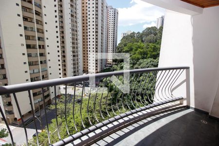 Varanda da Sala de apartamento para alugar com 3 quartos, 110m² em Chácara Agrindus, Taboão da Serra